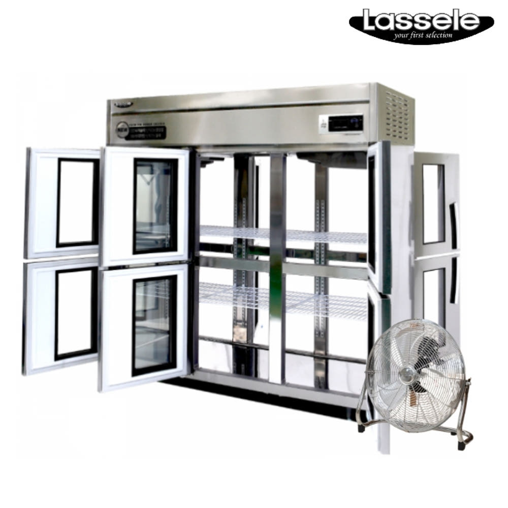 65박스 유리도어 양문형냉장고 조리실 앞뒤오픈 대형냉장고 : 신일N위시웨이