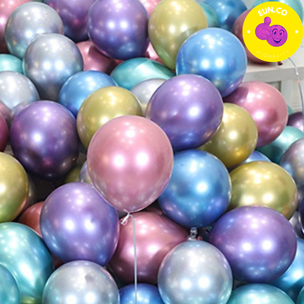 생일파티 글리터 펄 풍선세트 생일 이벤트 장식소품 단체행사용 컬러풍선 벌크포장