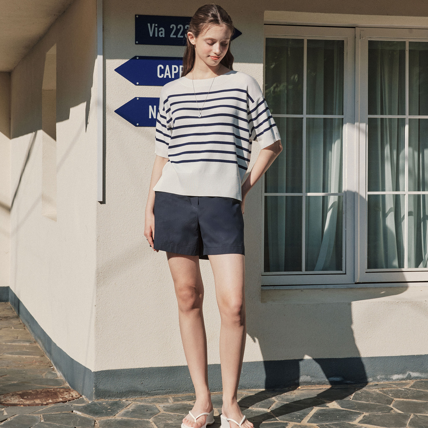 [제로스트릿][5컬러] 코튼 밴딩 숏팬츠 COTTON BANDING SHORT PANTS - 상세 이미지 3