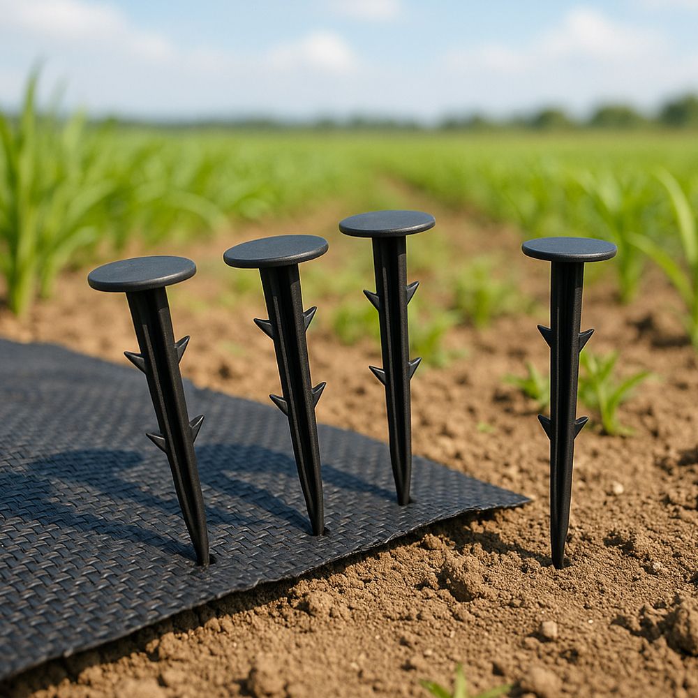 잡초매트 핀 농업용 부직포 제초매트 고정핀 멀칭핀 200개