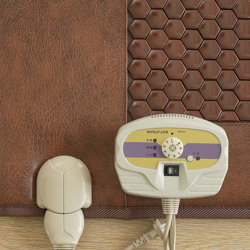 한일의료기 게르마늄 전기매트 세라믹 전자파없는 전기장판 온열 난방 거실용 싱글