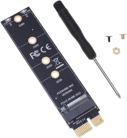 [해외]M.2 NVME M키 SSD-PCIe x1어댑터카드 Shiwaki 삼성 PM961 960EVO SM961 PM951 SM951 INTEL 600P 묶음배송가능