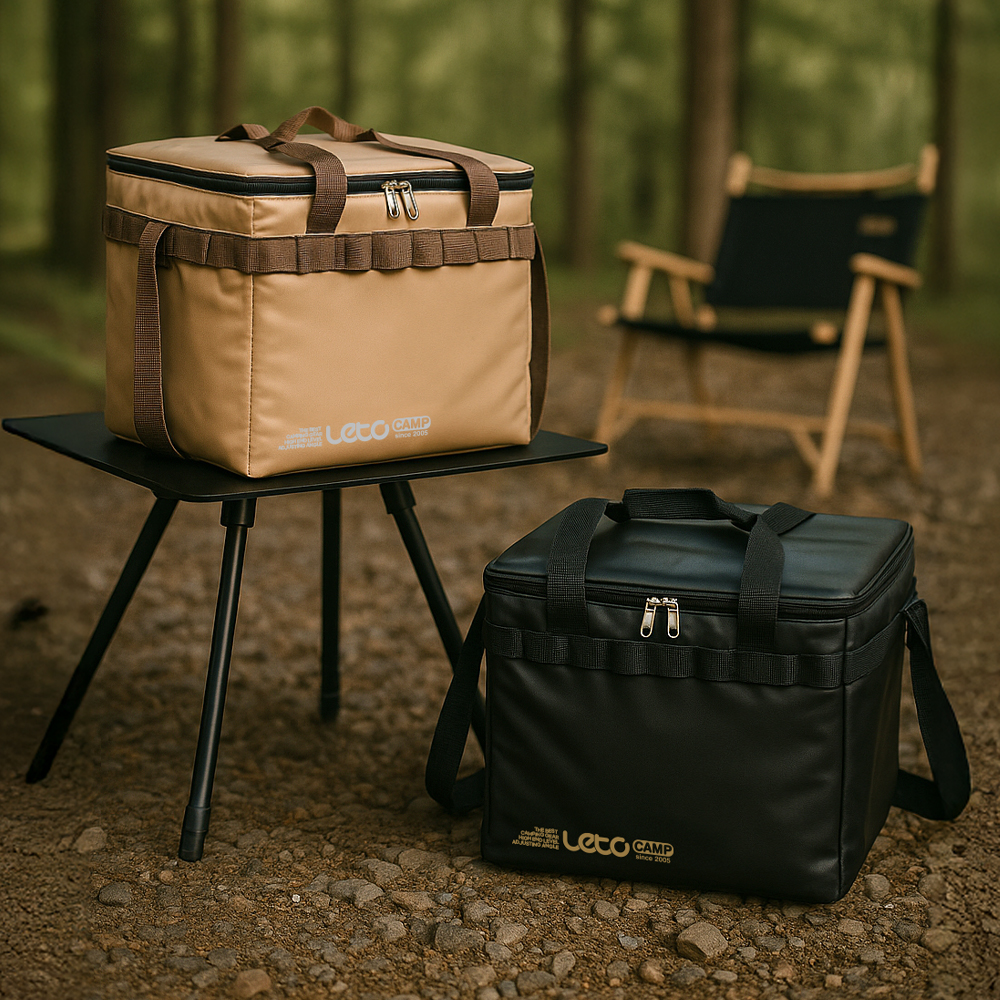 레토 보냉백 보냉가방 캠핑 쿨러백 대형 25L, 블랙