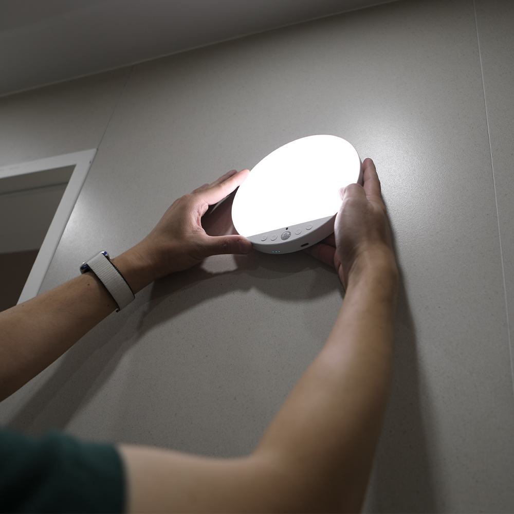 원형 대용량 센서등 LED 무타공 무선 천장 현관 충전식 파카이라이트