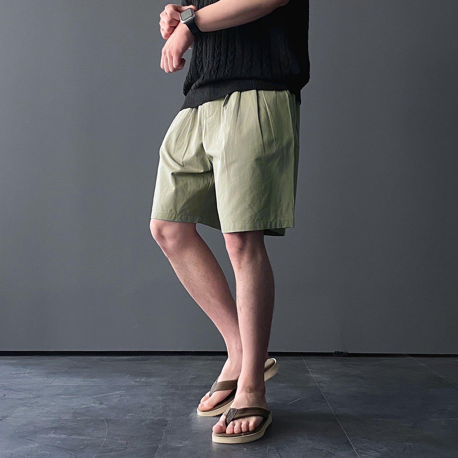 남자버뮤다팬츠 치노팬츠 남자흰바지 백바지 - 상세 이미지 5