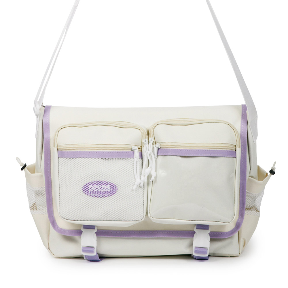 Ghost Pocket messenger bag(Black / Ivory) 유스메신저백 - 상세 이미지 4