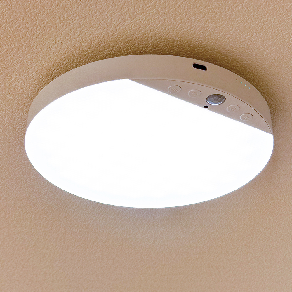 원형 대용량 센서등 LED 무타공 무선 천장 현관 충전식 파카이라이트