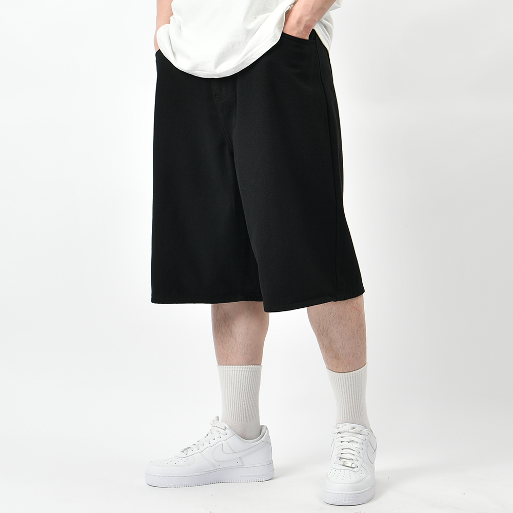 남자반바지 버뮤다팬츠 와이드 면 바지 여름 밴딩 6부팬츠 - 상세 이미지 2