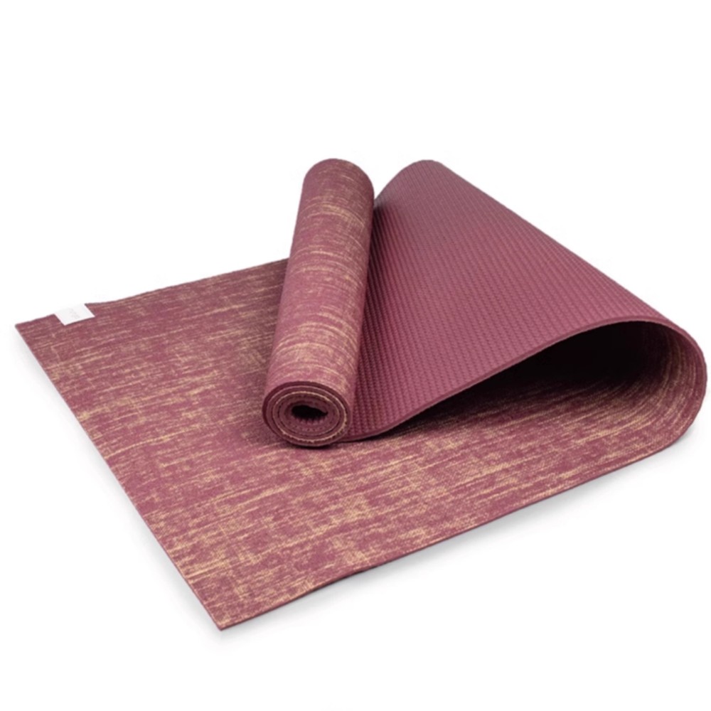 천연 황마 요가 매트 천연요가매트 황마요가매트 미끄럼방지 운동매트 환경친화적 레드 브라운