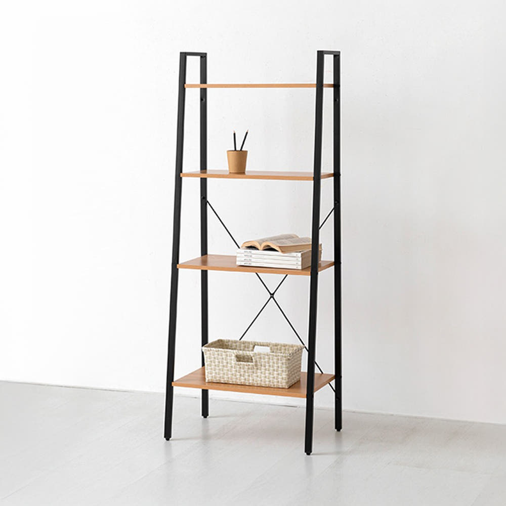 MOBLAC 선반 넓은 600x350x1480mm, 4단, 블랙 7949.4791 - 메인 이미지