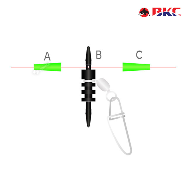 BKC 논슬립 단차조절 스토퍼 쭈꾸미 갑오징어 한치 자작 채비 SG-815 - 상세 이미지 4