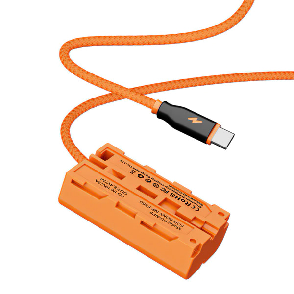 ZGC USB-C PD to NP-F 더미배터리케이블 PD-NPF