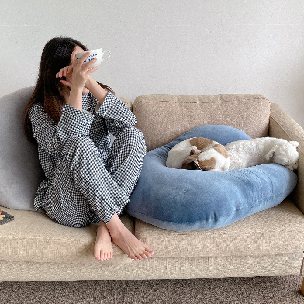 리브숨 대형 쫀득 모찌 대형 쿠션 소파 바디필로우
