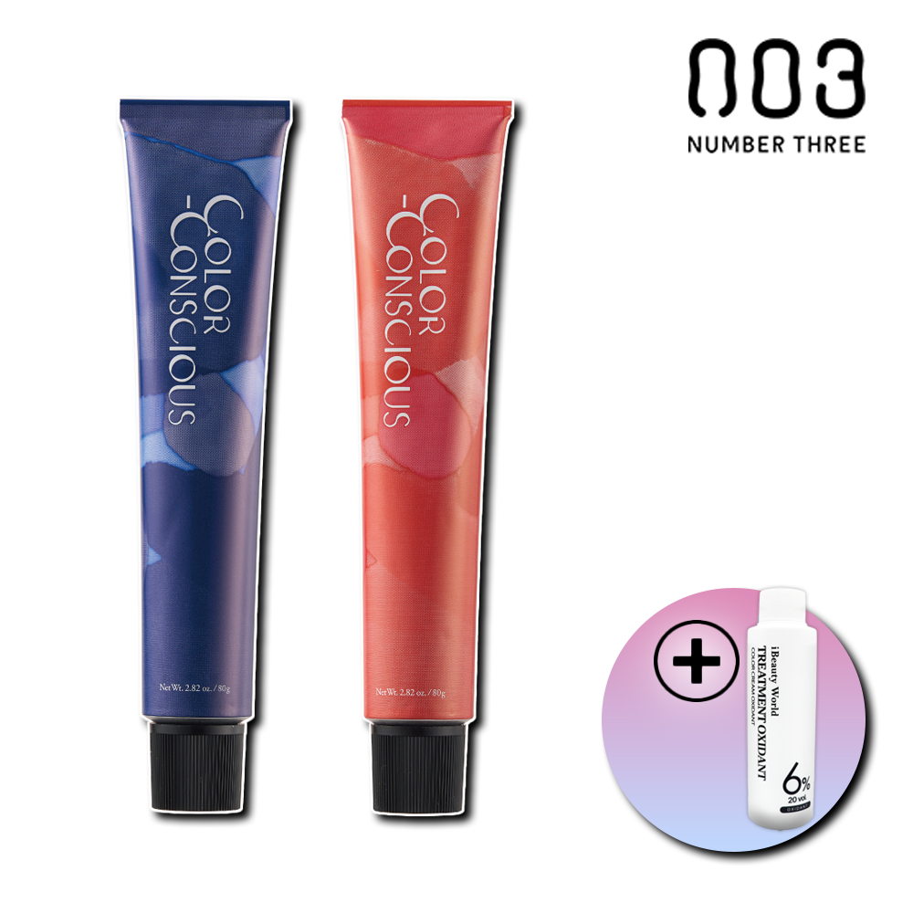 넘버쓰리 컬러 콘서스 염색약 80g 산화제포함