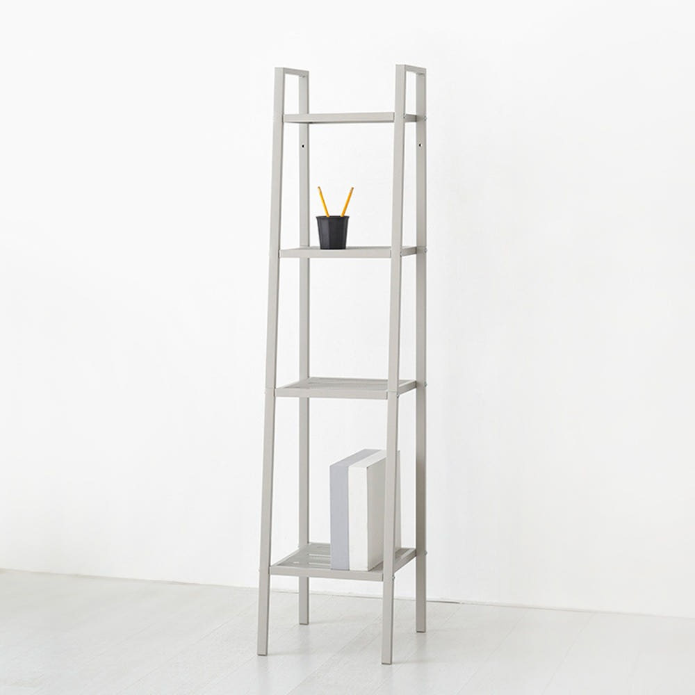 레이터 선반 350 좁은 350x350x1480mm, 4단, 매트실버 6092.4934