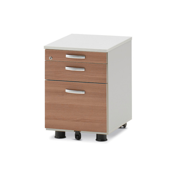 토파스 믹스 이동식 목재서랍 3단 사무실 사무용 책상 서랍장