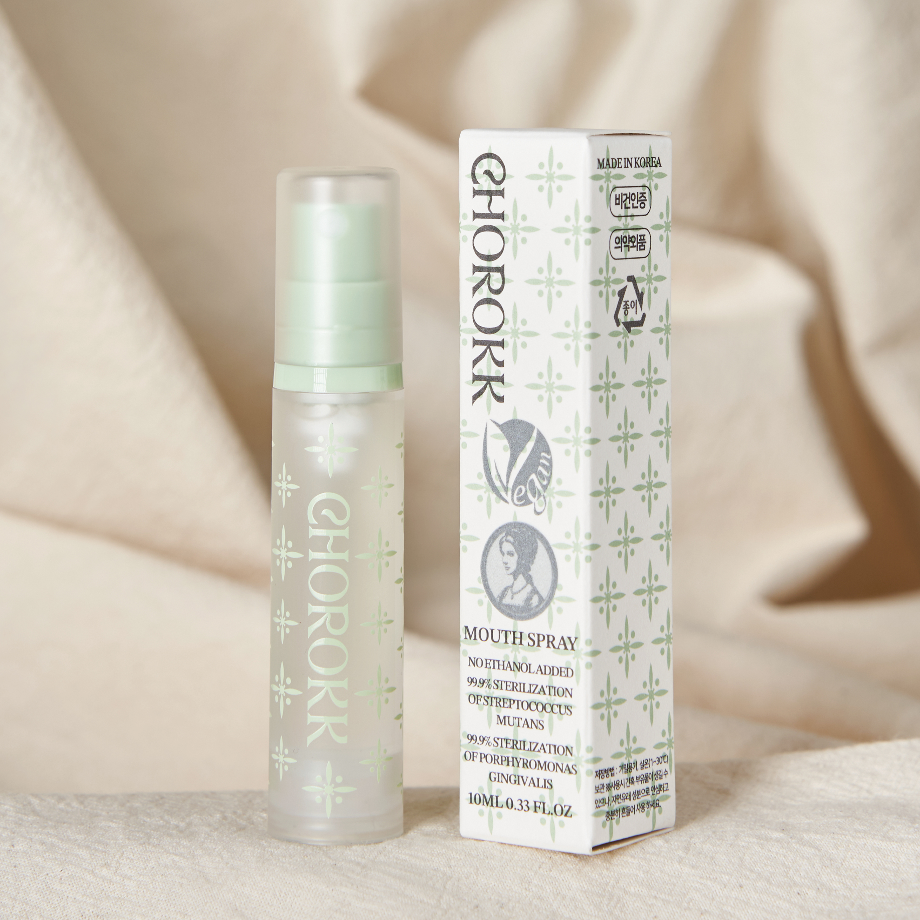 [3개세트] 초로크 비건 구강스프레이 10ML 무알콜 구강청결제 입냄새제거 입마름 방지 - 상세 이미지 3