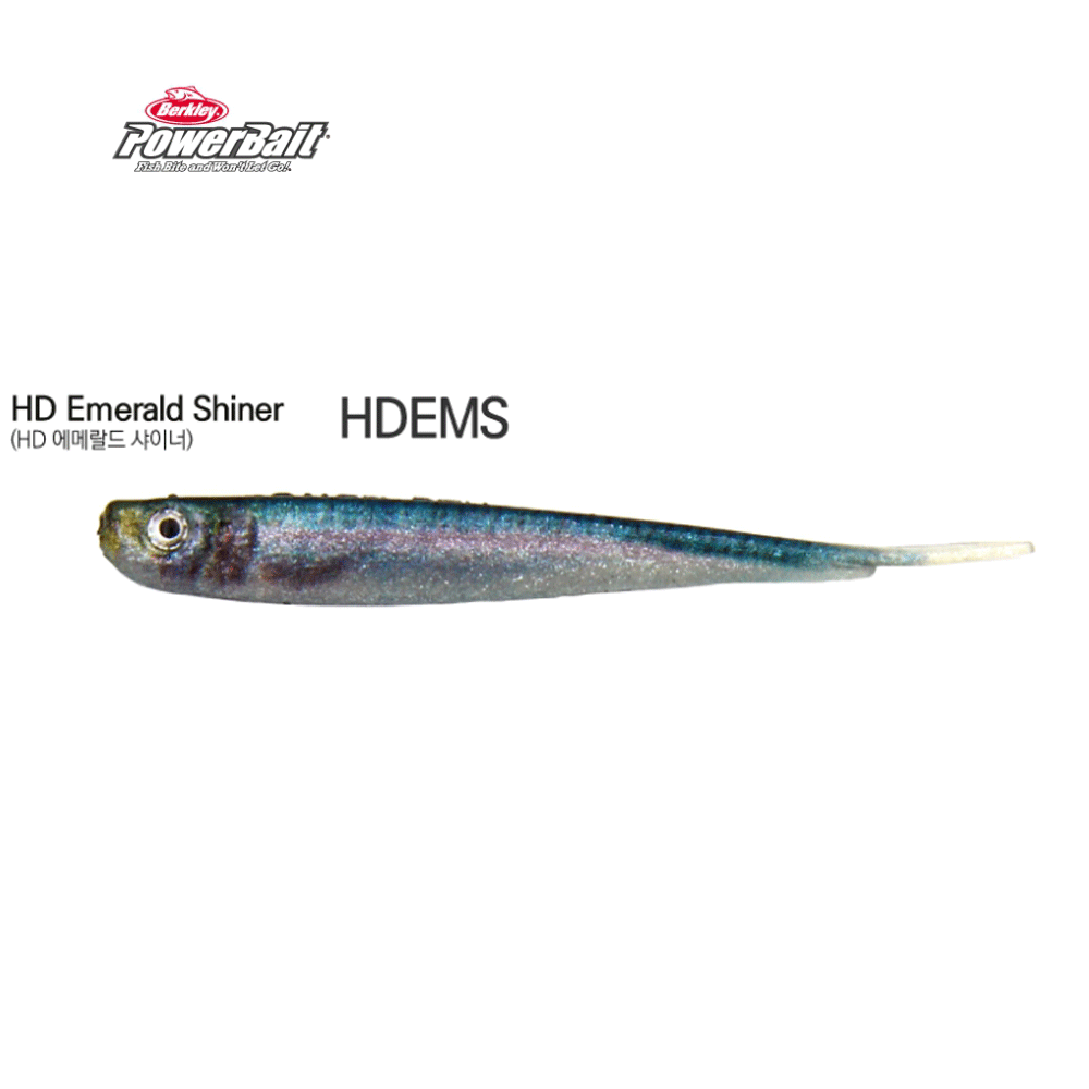 버클리 미드미노우 파워베이트 광어다운샷 쉐드 웜 소프트베이트 루어 HDEMS, 7.6cm(3인치) - 메인 이미지