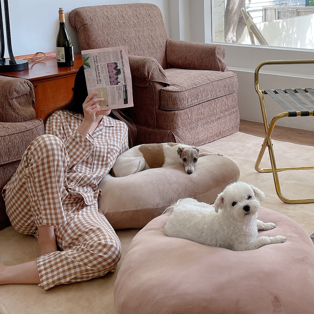 리브숨 대형 쫀득 모찌 대형 쿠션 소파 바디필로우