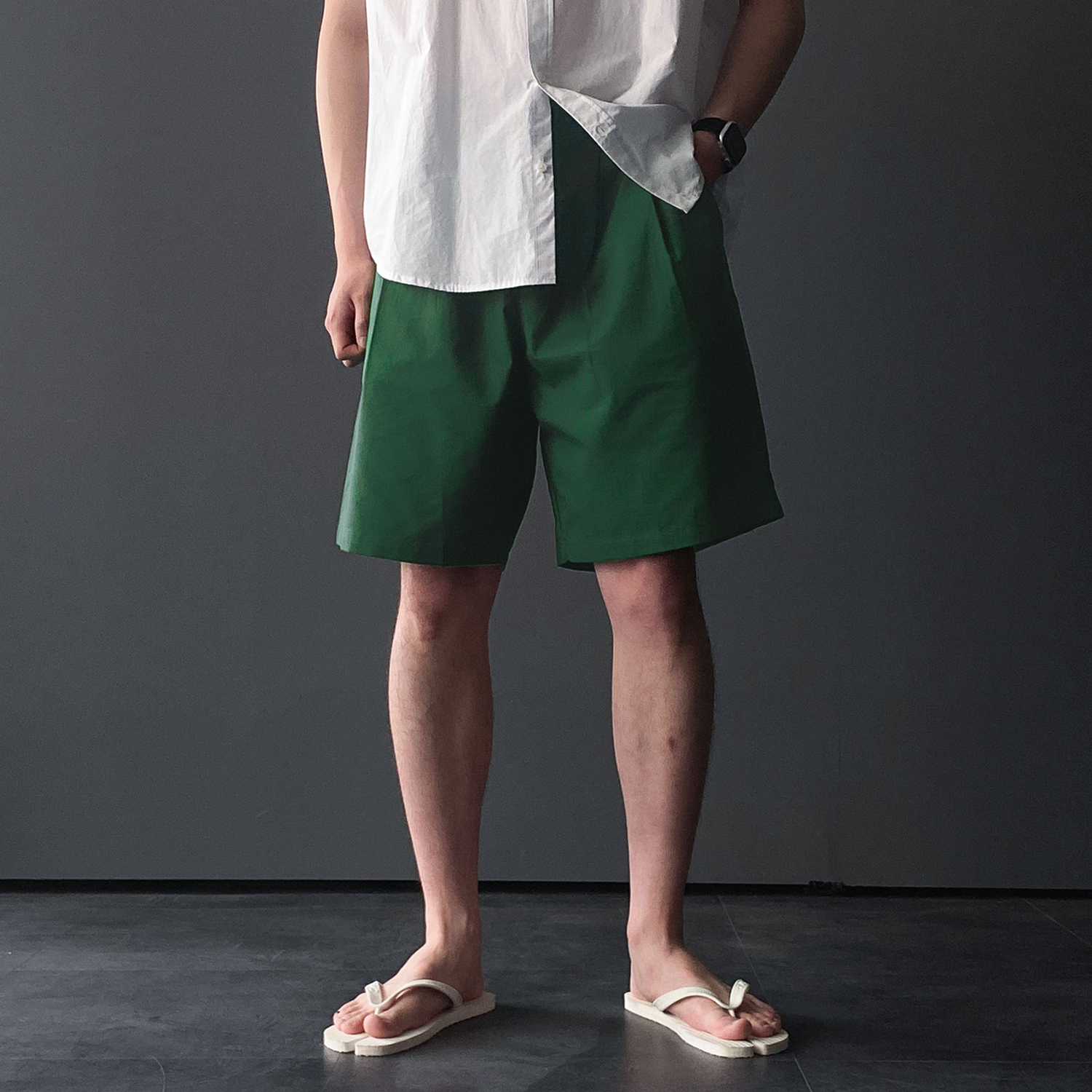 남자버뮤다팬츠 치노팬츠 남자흰바지 백바지 - 상세 이미지 4