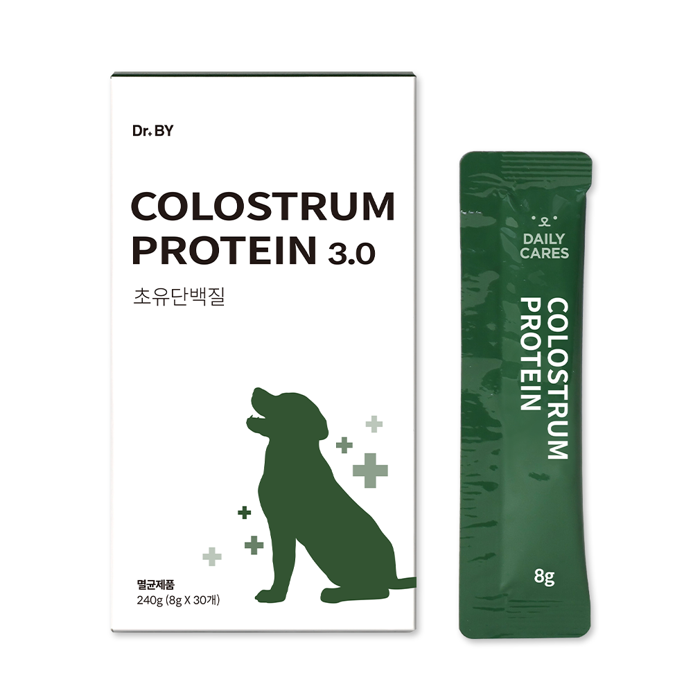 닥터바이 초유 단백질 강아지 근력개선 영양제 면역력 펫밀크 30개입, 1개