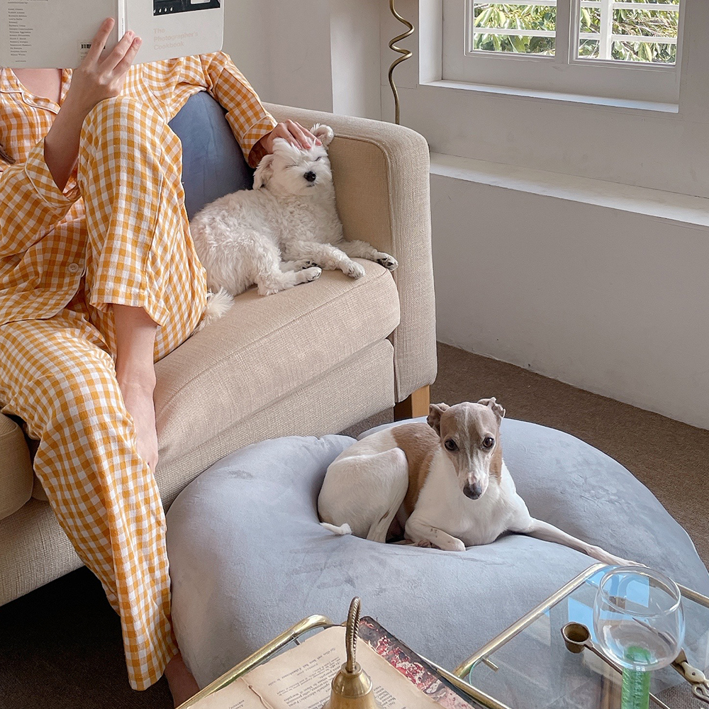 리브숨 대형 쫀득 모찌 대형 쿠션 소파 바디필로우