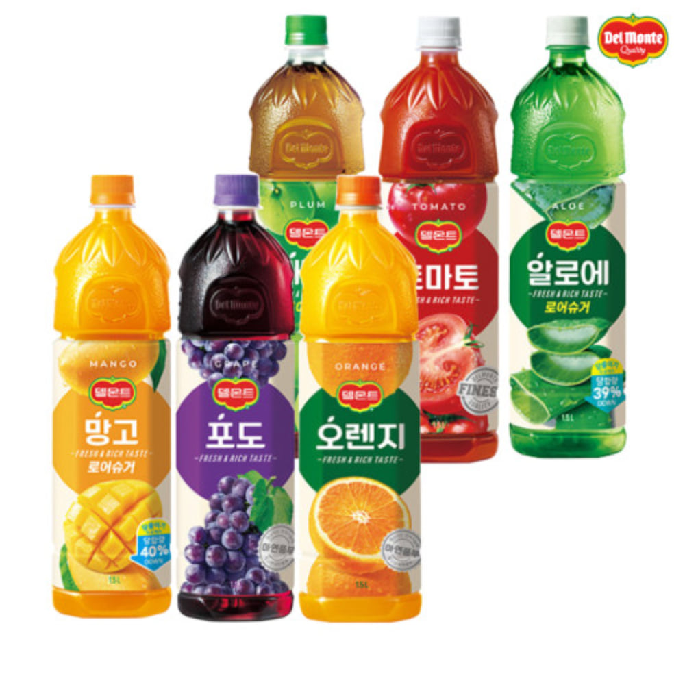델몬트 제주감귤 주스 1.5L 6개입 : 승민 몰