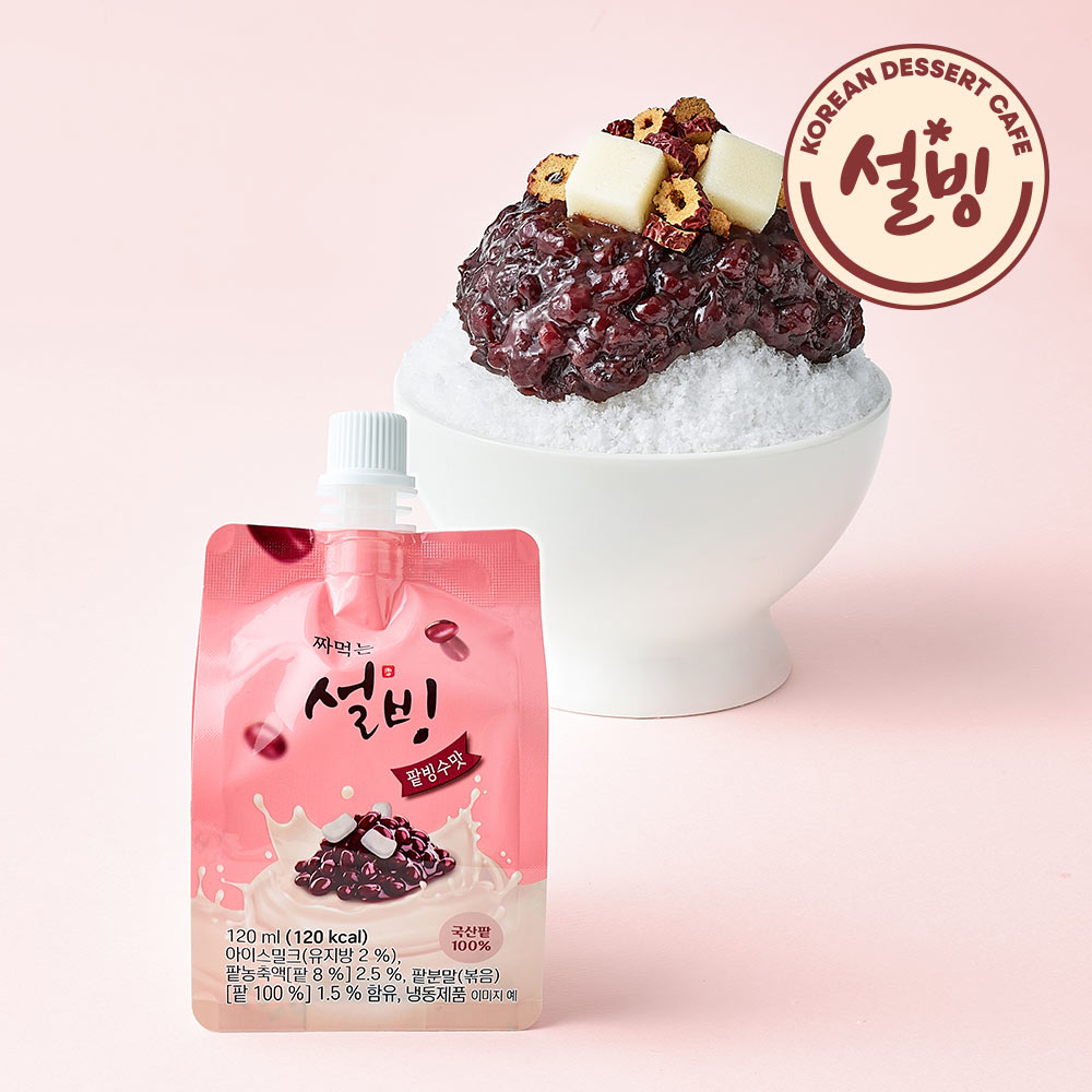 설빙 짜먹는 아이스 팥빙수 24개입 - 상품 이미지