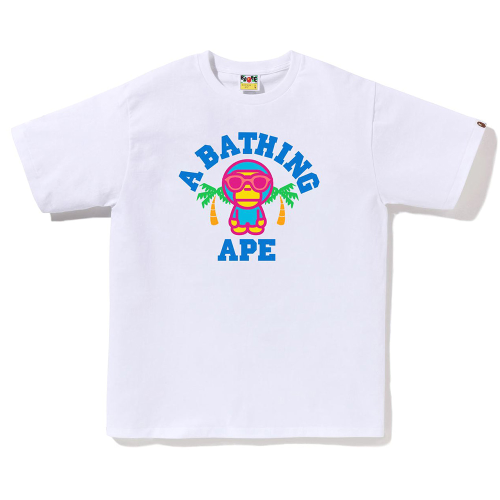 베이프 반팔티 COLORS MILO COLLEGE SUMMER TEE 2L30-110-011 - 메인 이미지
