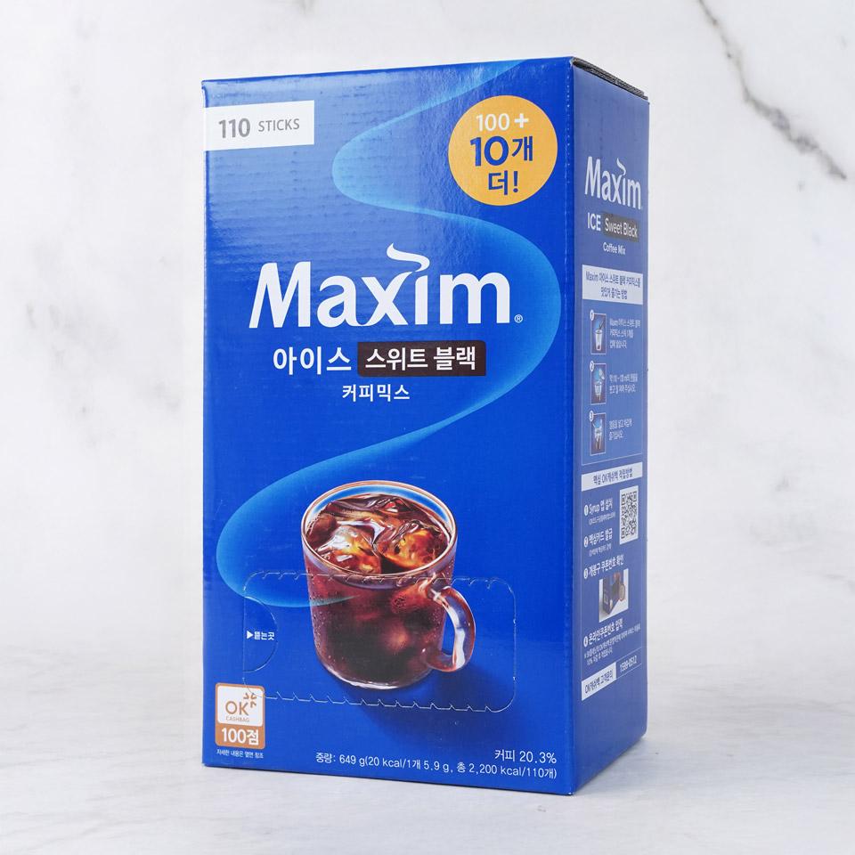 메가마트 동서 맥심 아이스블랙 커피  5.9gx100개 - 상세 이미지 2