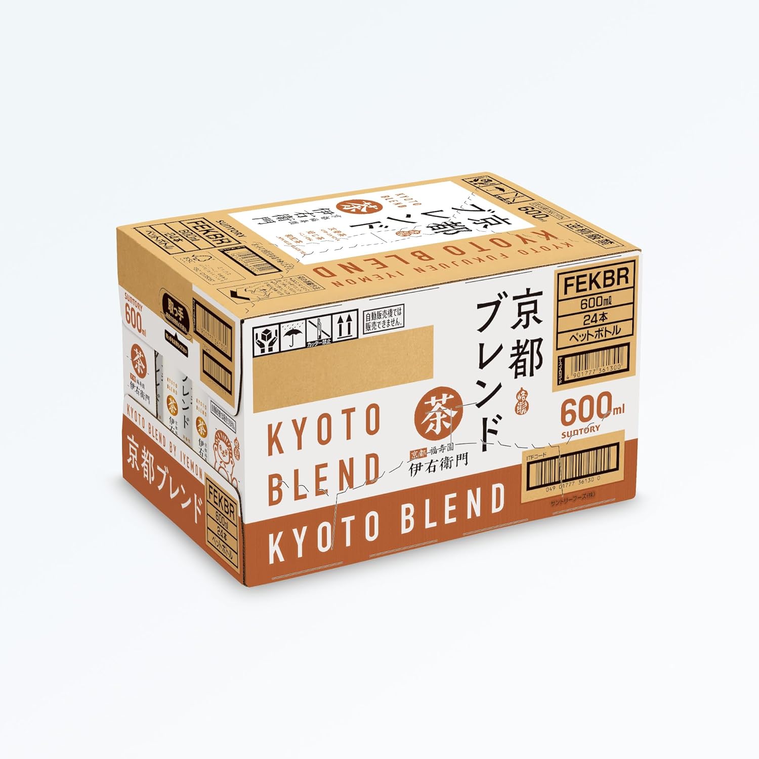산토리 녹차 ﻿이에몬 교토 블렌드 600ml 24개세트 일본 음료수