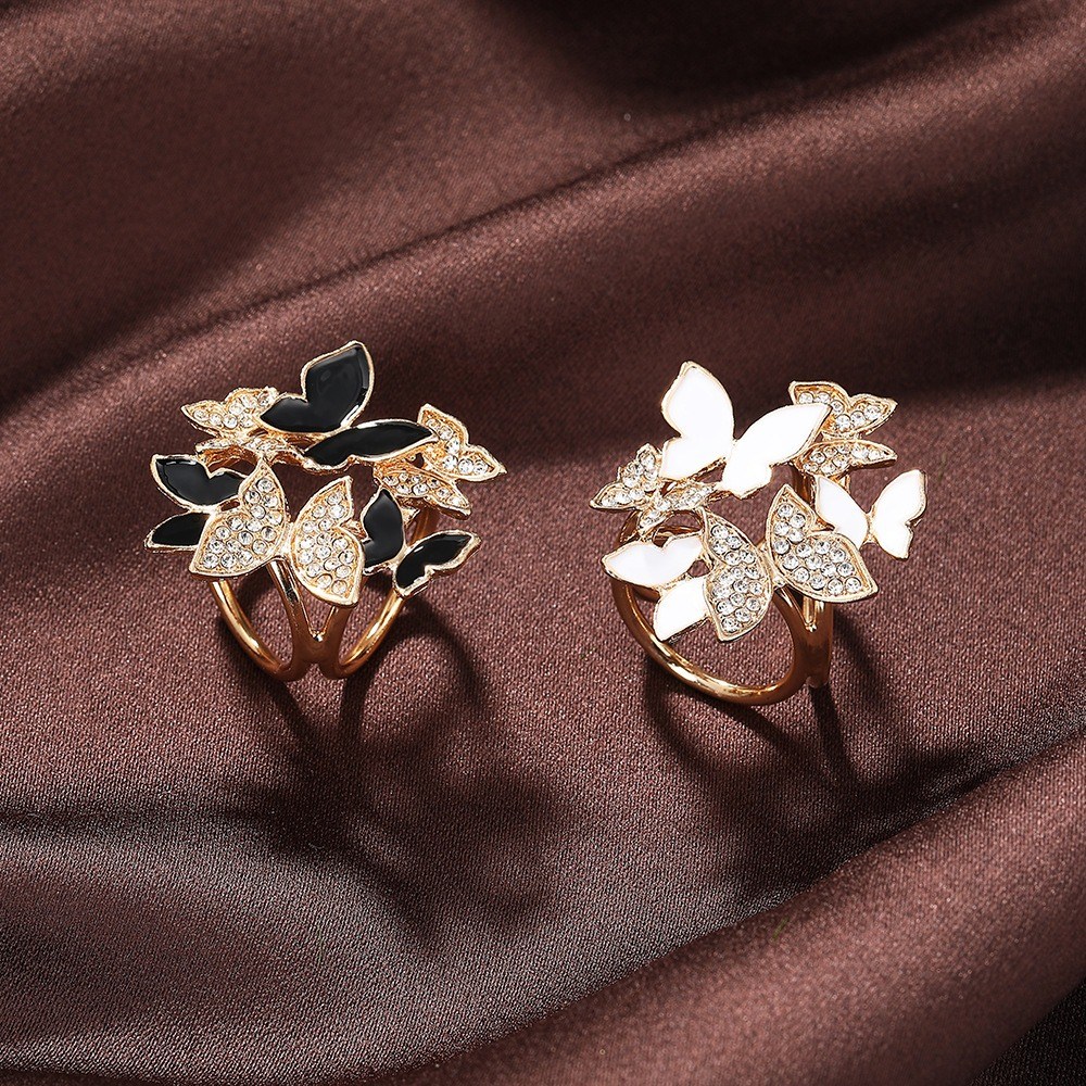 나비 스카프링 스카프고리 스카프연출 홀더코디