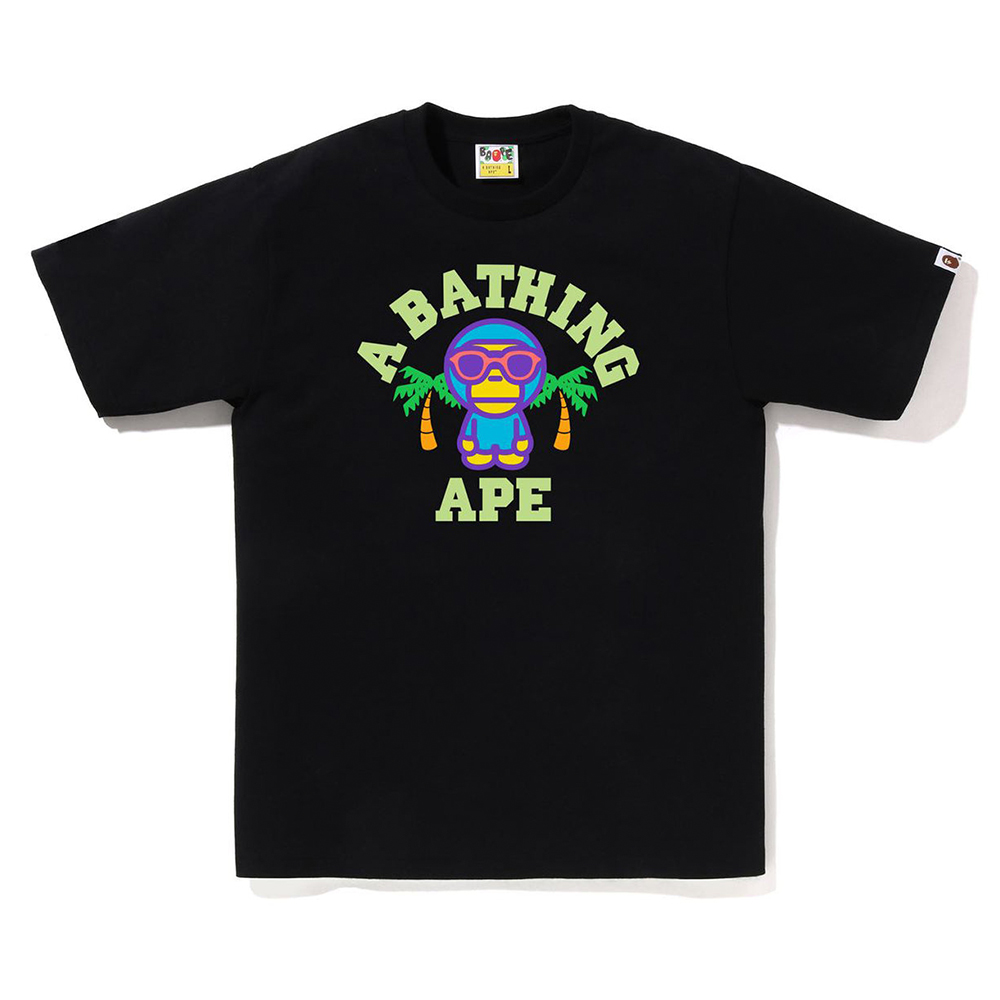 베이프 반팔티 COLORS MILO COLLEGE SUMMER TEE 2L30-110-011 - 상세 이미지 3
