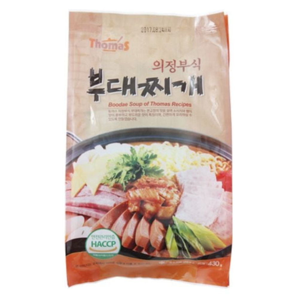 의정부식 부대찌개 매콤한 맛 미가인 부대찌개 430g 즉석 식품 : 땅드레스