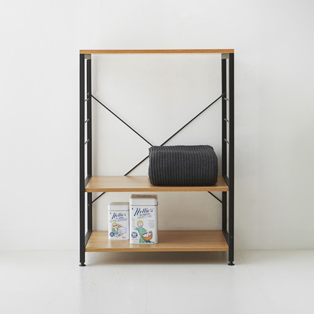 MOBLAC 선반 600830 블랙 600x390x890mm, 3단, 3846.8797 - 메인 이미지
