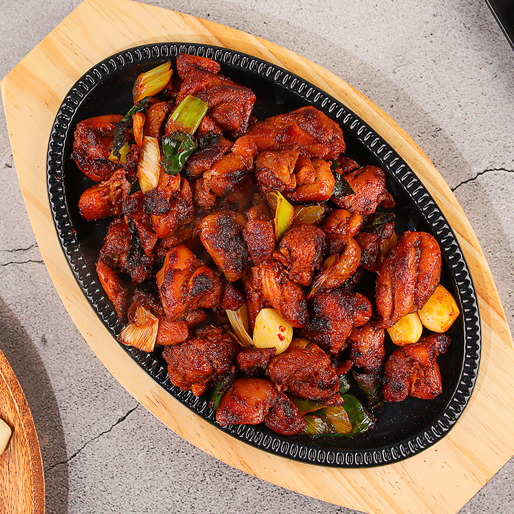 그곳에가면 직화 초벌 닭다리살 구이 200gx3팩 닭구이 간편식 캠핑요리