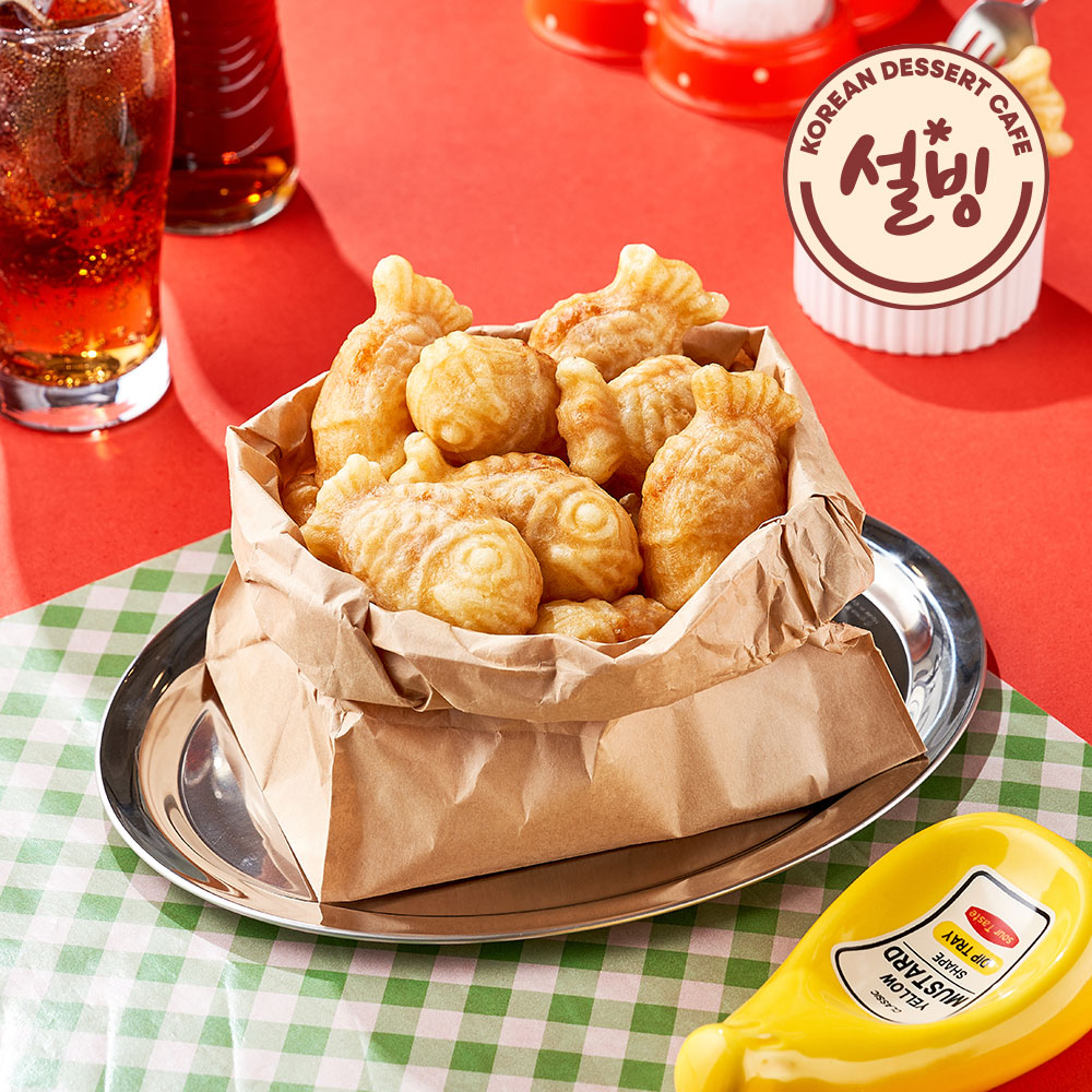 설빙 한입쏙 붕어빵 피자 375g x 2팩 - 상품 이미지