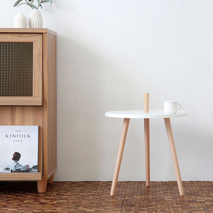 GRUET 사이드테이블 핸들원형 45cm 7395.4488