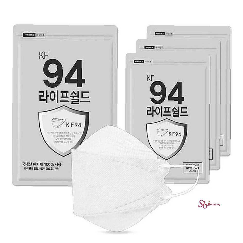 라이프쉴드 25매입x4개 마스크qrs106 : 셀리스트샵S