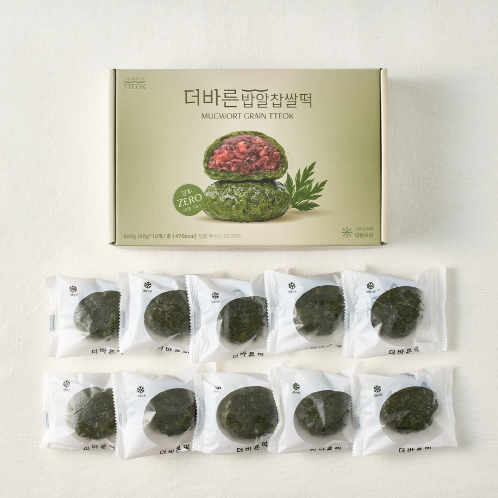 [더바른떡] 당류 0g 저당 밥알찹쌀떡 600g 개별포장 떡선물 - 상세 이미지 5