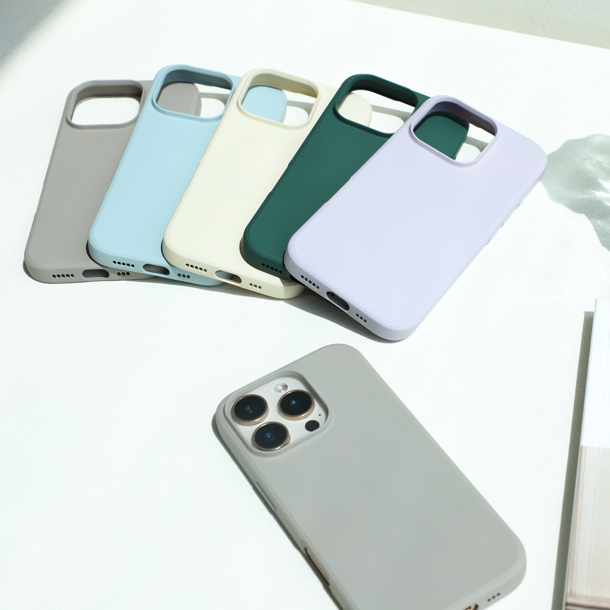 스몰포테이토 맥세이프 루미아 실리콘 아이폰 케이스 17 시리즈 팬텀 블랙, 아이폰17 프로 - 상세 이미지 5