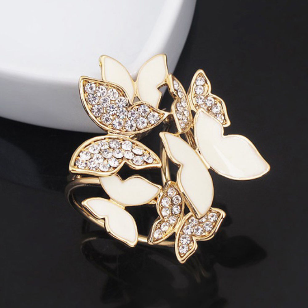 나비 스카프링 스카프고리 스카프연출 홀더코디