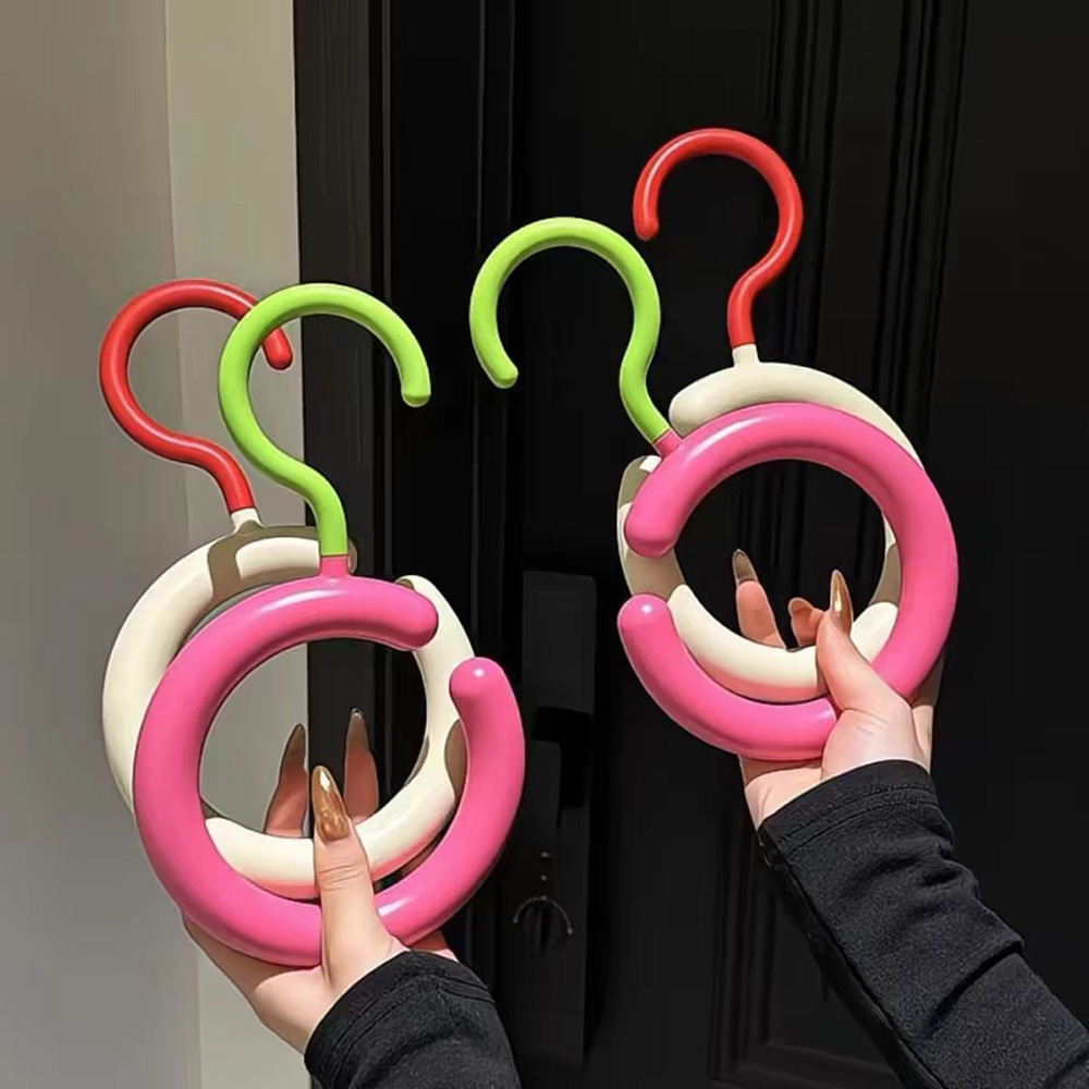 다용도 모자걸이 목도리걸이 바지 가방 정리 무펀칭 행거 좁은 공간활용 옷걸이 - 상세 이미지 4
