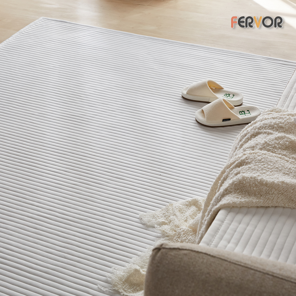 퍼보 휴비스 듀라론 에오로쿨 냉감패드 쿨매트 소파침대러그 (러그)육각, 200x350