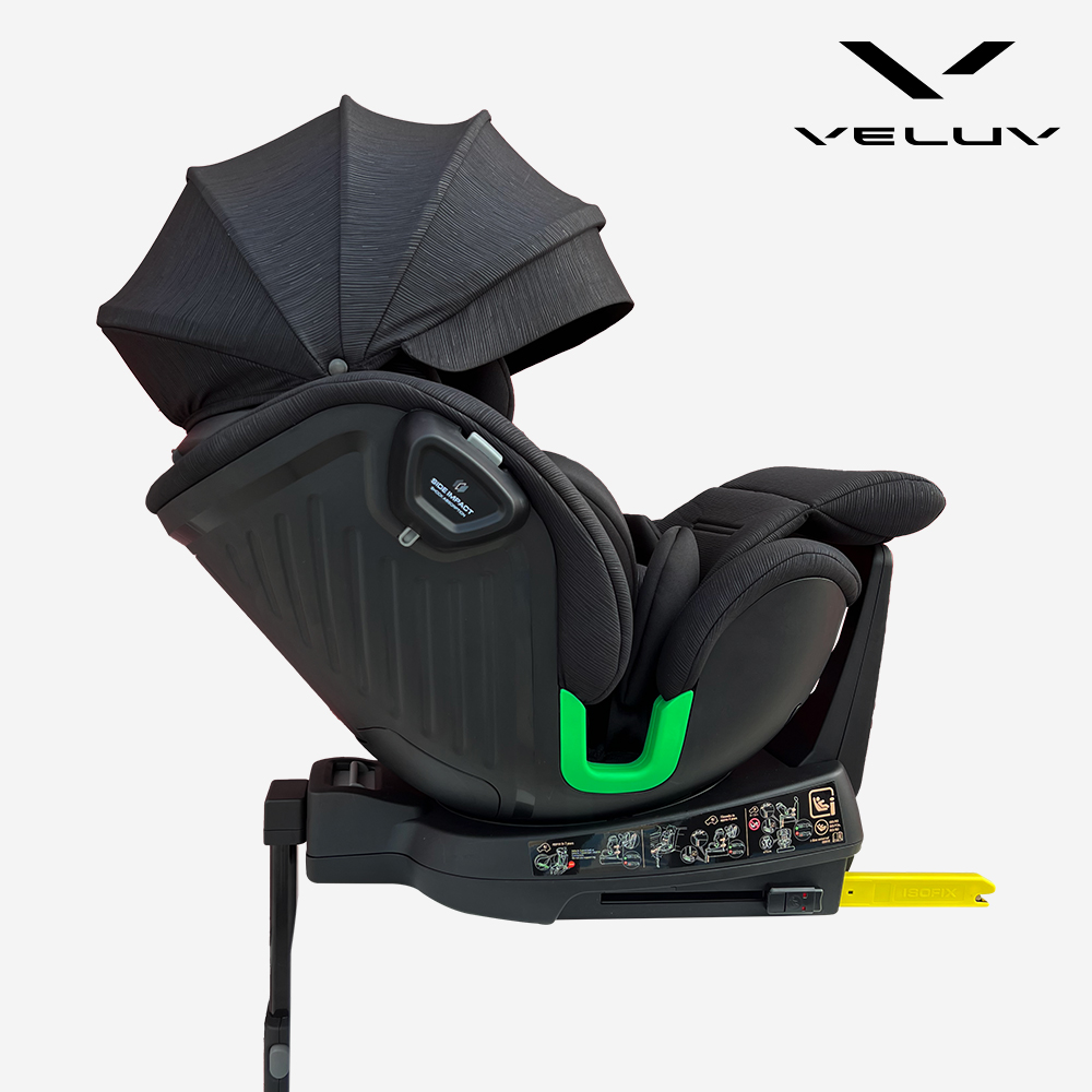 벨럽 V90 아이사이즈 360 회전형 유아 카시트 (ISOFIX) 퀀텀블랙 - 상세 이미지 5