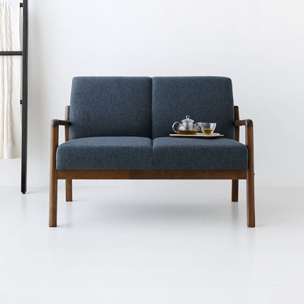 데니쉬 패브릭 소파 2인 다크블루 4943.0186, 2인용