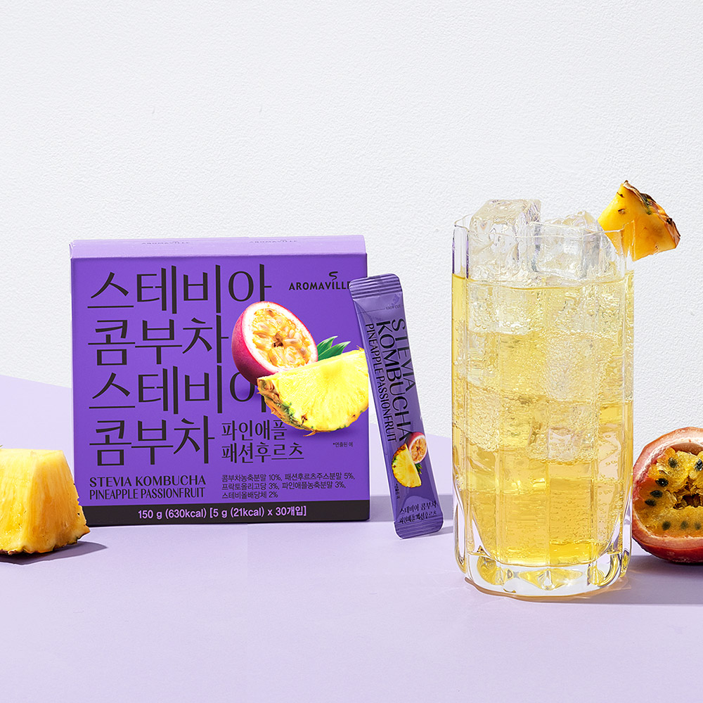 아로마빌 스테비아 콤부차 30스틱 골라딤기 - 상세 이미지 5