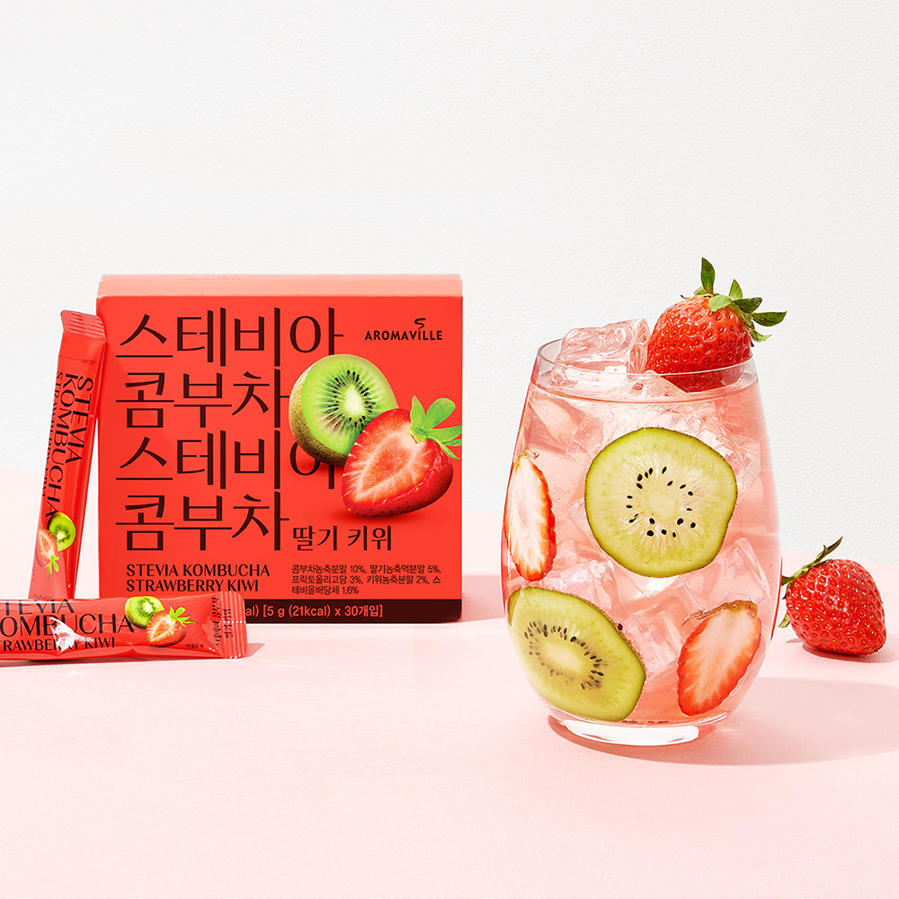 아로마빌 스테비아 콤부차 30스틱 골라딤기 - 상세 이미지 4