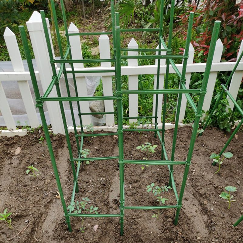 가지 토마토 지지대 텃밭 식물지주대 고추대 A-1) 11mm 90cm 사각 녹색 - 상세 이미지 4