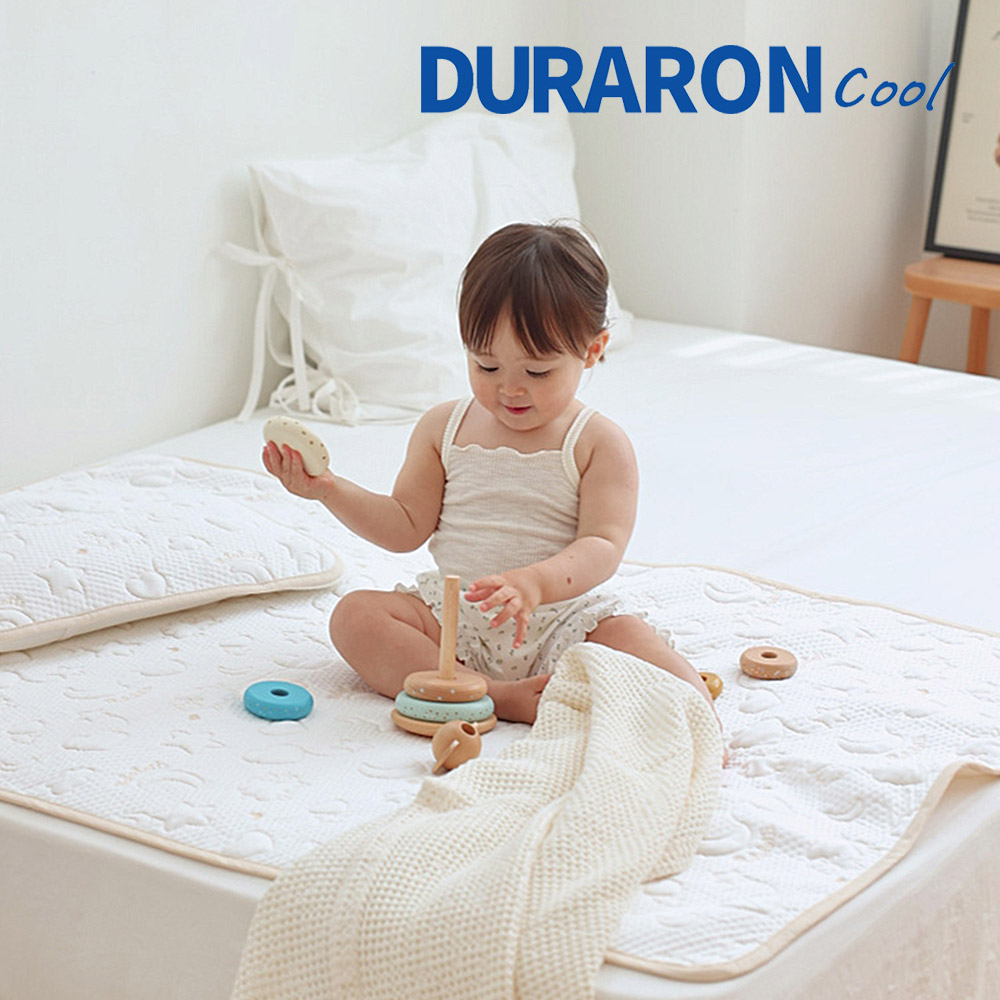 마롤 아기 쿨매트 슈퍼싱글 듀라론 여름 침대 쿨패드 냉감 패드 쿠시노 SS 크리미드림